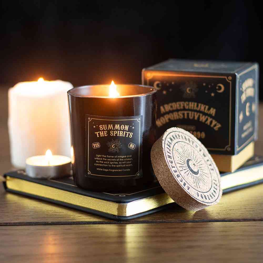Something Different - Summon the Spirits Talking Board White Sage Geurkaars - Zwart/Goudkleurig
